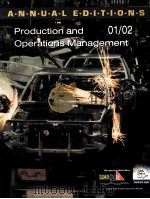 PRODUCTION AND OPERATIONS MANAGEMENT 01/02 PDF电子版封面