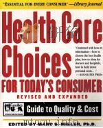 HEALTH CARE CHOICES FOR TODAY'S CONSUMER PDF电子版封面