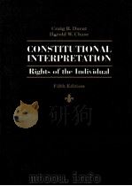 CONSTITUTIONAL INRERPRETATION RIGHTS OF THE INDIVIDUAL（ PDF版）