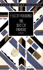 THIS SIDE OF PARADISE     PDF电子版封面     