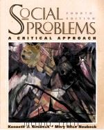 SOCIAL PROBLEMS A CRITICAL APPROACH PDF电子版封面 0070463727