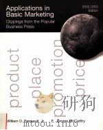 APPLICATIONS IN BASIC MARKETING 2002-2003（ PDF版）