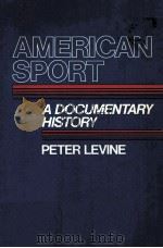 AMERICAN SPORT PDF电子版封面 0130313785