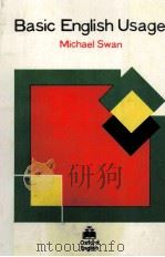 BASIC ENGLISH USAGE PDF电子版封面