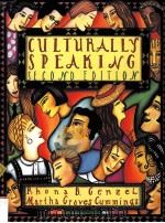 CULTURALLY SPEAKING PDF电子版封面 0838442137