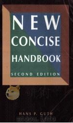 NEW CONCISE HADBOOK PDF电子版封面 0534150241