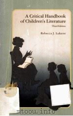 A CRITICAL HANDBOOK OF CHILDREN'S LITERATURE THIRD EDITION PDF电子版封面