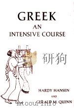 GREEK AN INTESIVE COURSE PDF电子版封面
