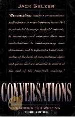 XONVERSATIONS READINGS FOR WRITING THIRD EDITION PDF电子版封面