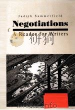 NEGOTIATIONS A READER FOR WRITERS（ PDF版）