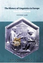 THE HISTORY OF LINGUISTICS IN EUROPE FROM PLATO TO 1600 VIVIEN LAW PDF电子版封面
