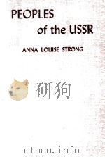 PEOPLES OF THE USSR 1945 PDF电子版封面