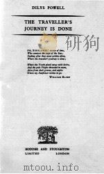 THE TRAVELLER'S JOURNEY IS DONE 1946 PDF电子版封面