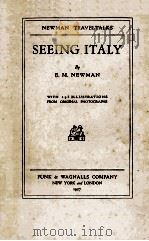 SEEING ITALY 1927 PDF电子版封面