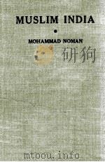 MUSLIM INDIA（1942 PDF版）