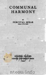 COMMUNAL HARMONY（1940 PDF版）