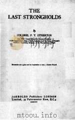 THE LAST STRONGHOLDS PDF电子版封面