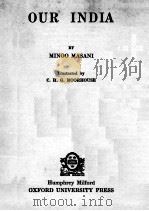 OUR INDIA 1941 PDF电子版封面