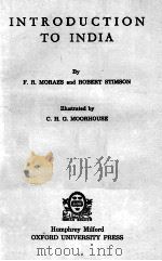 INTRODUCTION TO INDIA 1943 PDF电子版封面