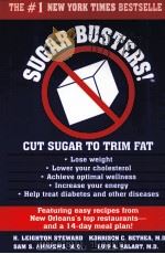 SUGAR BUSTERS CUT SUGAR TO TRIM FAT PDF电子版封面 0345425588
