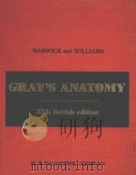 WARWICK AND WILLIAMS GRAY'S ANATOMY 35TH BRITISH EDITION PDF电子版封面 0721691277