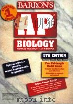BARRON'S AP BIOLOGY ADVANCED PLACEMENT TEST IN BIOLOGY  5TH EDITION（ PDF版）