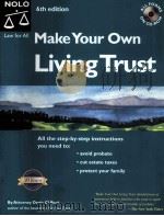 Make Your Own Living Trust Sixth Edition PDF电子版封面 0873379853