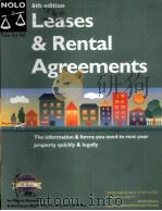 Leases & Rental Agreements 6th edition PDF电子版封面 1413303498