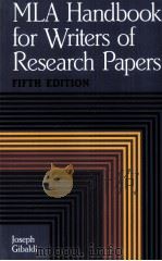 MLA HANDBOOK FOR WRITERS OF RESEARCH PAPERS FIFTH EDITION（ PDF版）