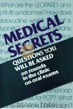MEDICAL SECRETS PDF电子版封面 1560530111