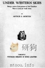UNDER WESTERN SKIES（1937 PDF版）