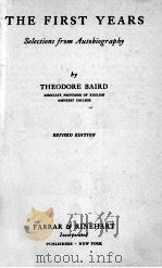 THE FIRST YEARS（1935 PDF版）