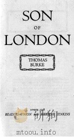 SON OF LONDON 1948 PDF电子版封面