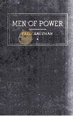 MEN OF POWER VOL. I PDF电子版封面
