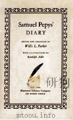 SAMUEL PEPYS' DIARY 1932 PDF电子版封面