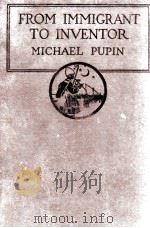 FROM IMMIGRANT TO INVENTOR 1930 PDF电子版封面
