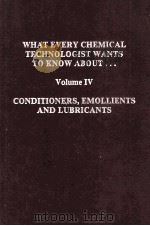 WHAT EVERY CHEMICAL TECHNOLOGIST WANTS TO KNOW ABOUT Volume IV（1990 PDF版）