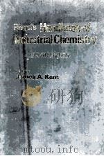 Riegel's Handbook of Industrial Chemistry EIGHTH EDITION 1983 PDF电子版封面 0442201648