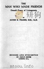 THE MAN WHO MADE FRIENDS 1936 PDF电子版封面
