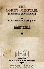 THE LORD'S MINSTREL 1927 PDF电子版封面