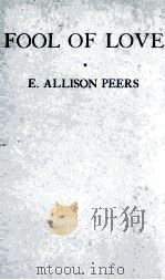 FOOL OF LOVE 1946 PDF电子版封面