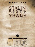 STALIN: SIXTY YEARS PDF电子版封面