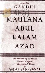 MAULANA ABUL KALAM AZAD 1941 PDF电子版封面