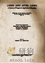 LIEBIG AND AFTER LIEBIG   1942  PDF电子版封面     