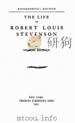THE LIFE OF ROBERT LOUIS STEVENSON 1923 PDF电子版封面