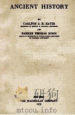 ANCIENT HISTORY 1935 PDF电子版封面