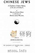 CHINESE JEWS 1942 PDF电子版封面