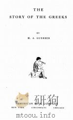 THE STORY OF THE GREEKS 1896 PDF电子版封面