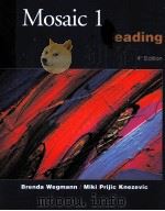 MOSAIC 1 READING 4TH EDITION PDF电子版封面