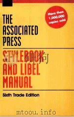 THE ASSOCIATED PRESS STULEBOOK AND LIBEL MANUAL SICTH TRADE EDITION（ PDF版）
